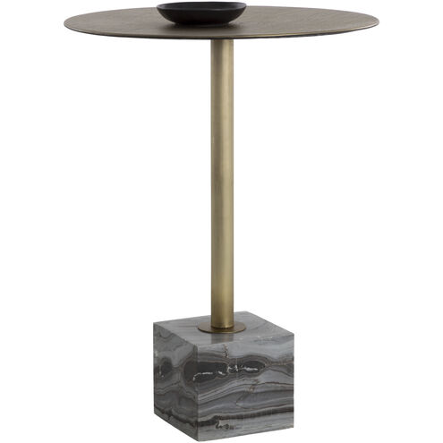 Kata Grey Marble Bar Table